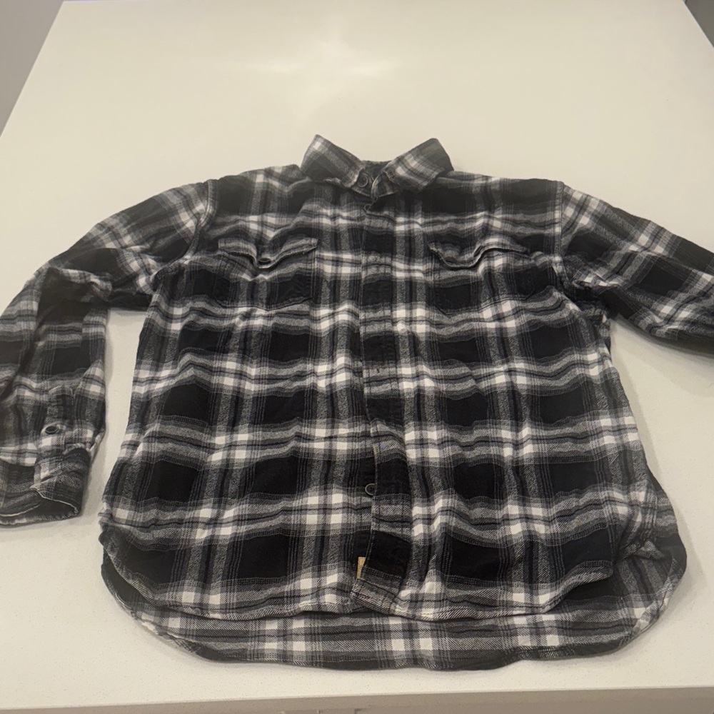 Jachs Monochrome Plaid Shirt
